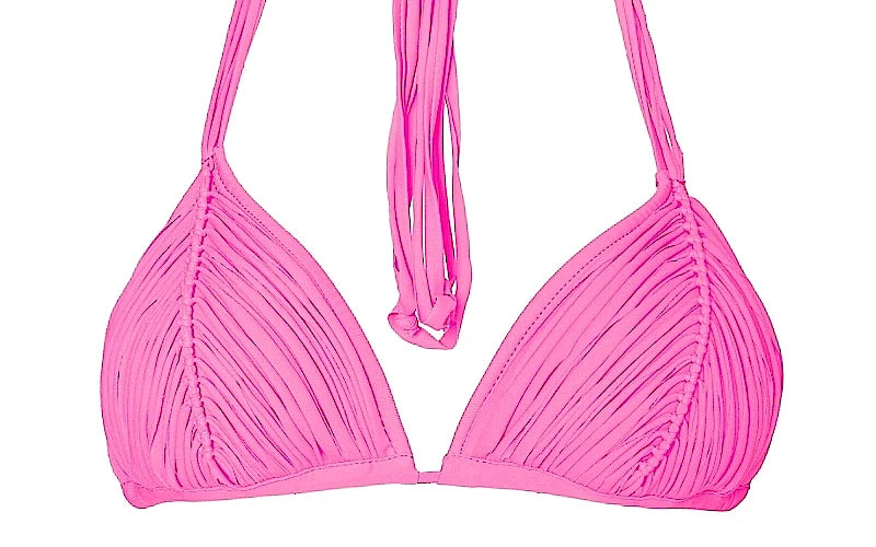 Isla Triangle-Ruched High Waist Bikini