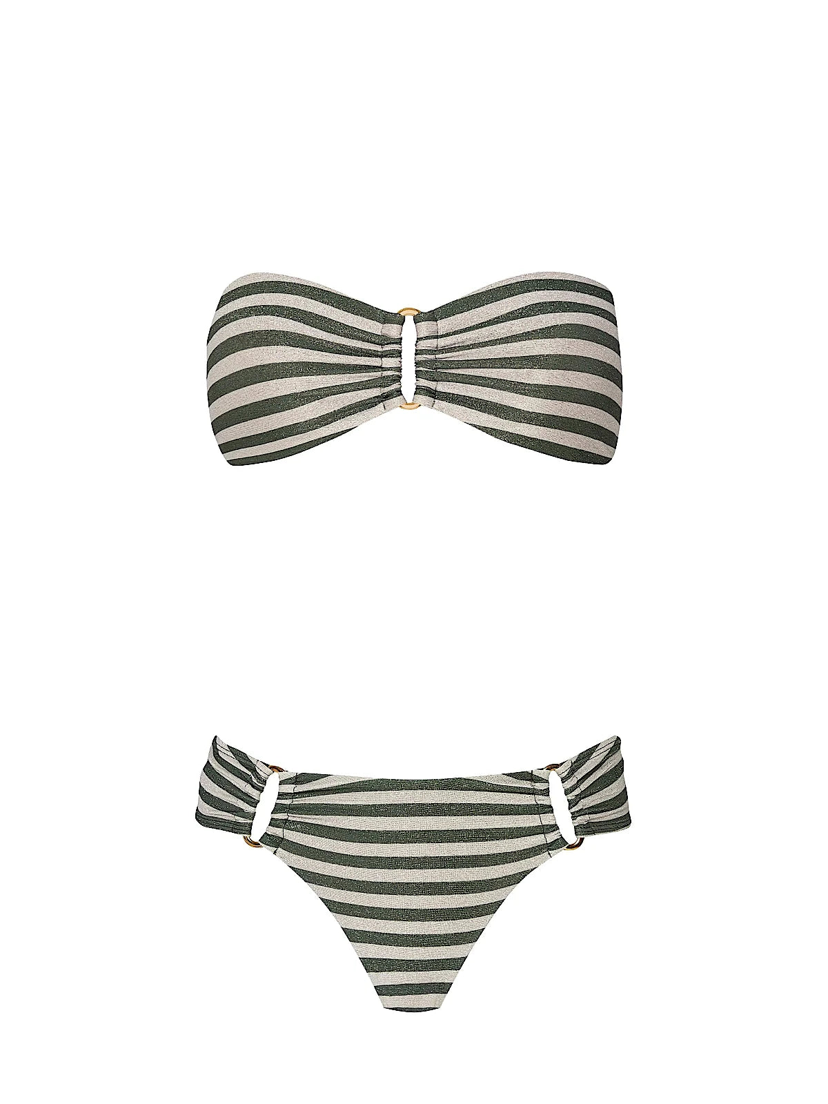Detail Bandeau-Detail Fanned Bikini