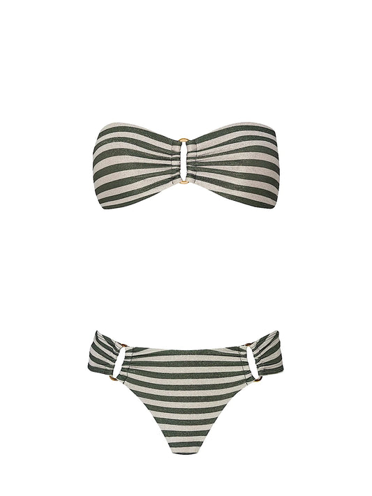 Detail Bandeau-Detail Fanned Bikini